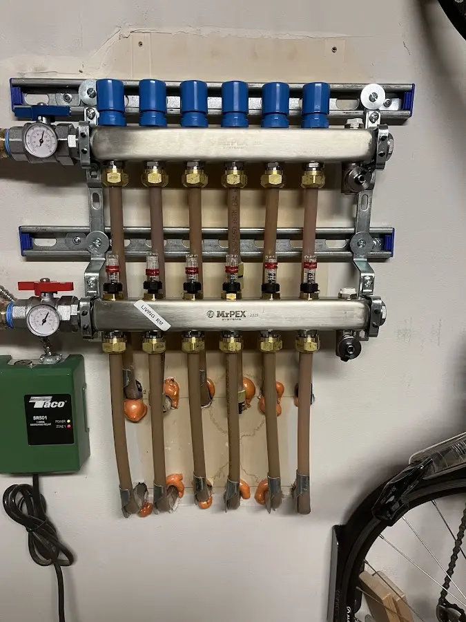 Plumber performing Gas Leak Detection at a residential property in Loris